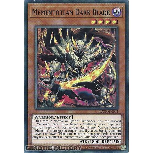 VASM-EN004 Mementotlan Dark Blade Super Rare 1st Edition NM