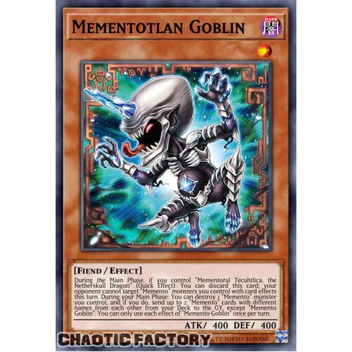 VASM-EN007 Mementotlan Goblin Rare 1st Edition NM