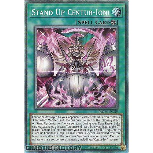 COLLECTORS RARE VASM-EN020 Stand Up Centur-Ion! 1st Edition NM