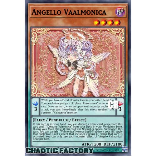 COLLECTORS RARE VASM-EN031 Angello Vaalmonica 1st Edition NM
