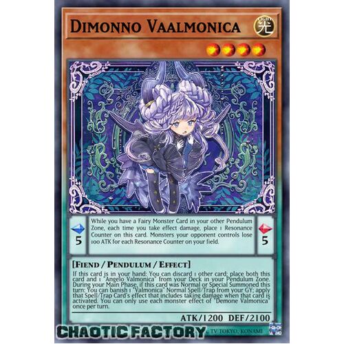 VASM-EN032 Dimonno Vaalmonica Super Rare 1st Edition NM
