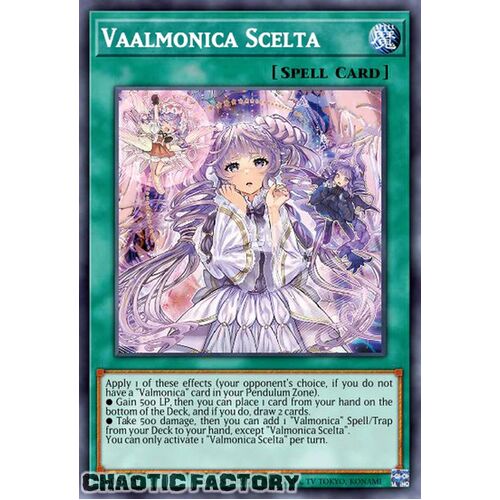 VASM-EN036 Vaalmonica Scelta Ultra Rare 1st Edition NM