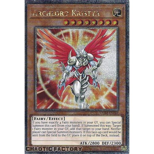 Quarter Century Secret Rare VASM-EN048 Archlord Kristya 1st Edition NM