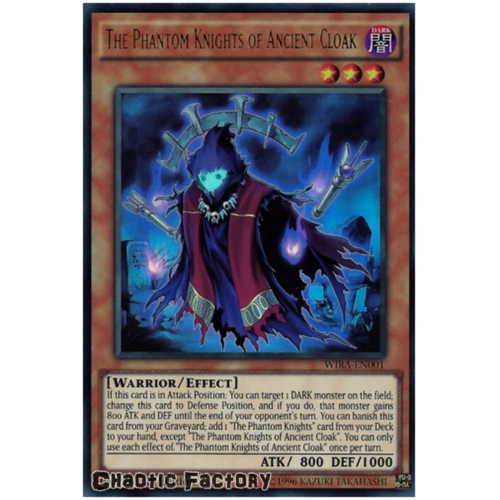 The Phantom Knights of Ancient Cloak - WIRA-EN001 - Ultra Rare 1st Edition NM