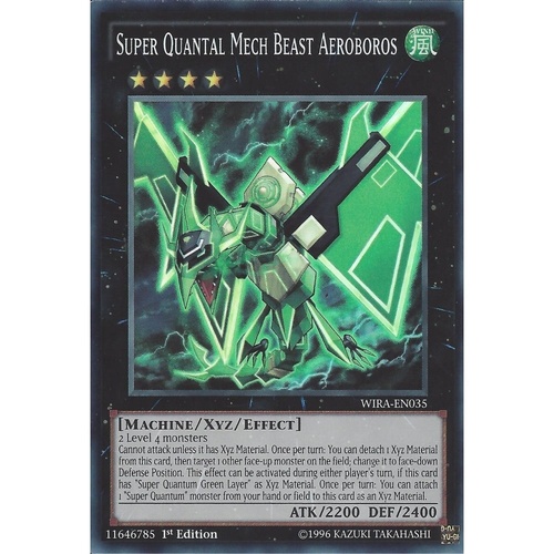 WIRA-EN035 Super Quantal Mech Beast Aeroboros 1st Edition NM