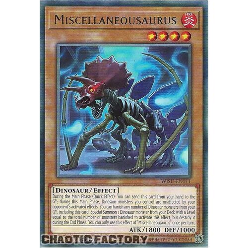 WISU-EN011 Miscellaneousaurus Rare 1st Edition NM