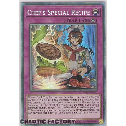 COLLECTORS RARE WISU-EN040 Chef's Special Recipe 1st Edition NM