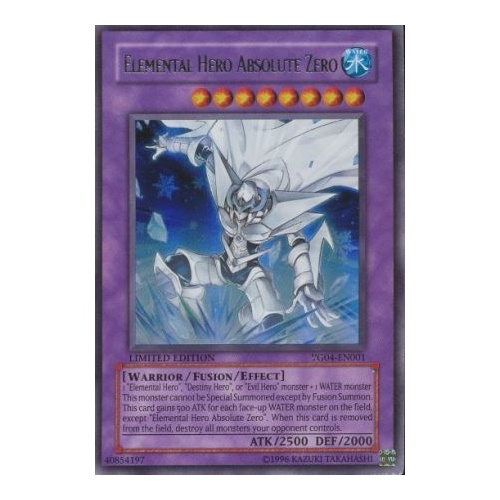 Elemental Hero Absolute Zero - YG04-EN001 - Ultra Rare NM