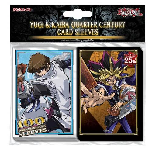 YU-GI-OH! ACCESSORIES Yugi & Kaiba Quarter Century Card Sleeves