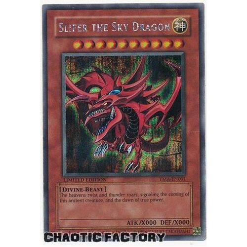 Slifer the Sky Dragon - YMA-EN001 - Secret Rare NM