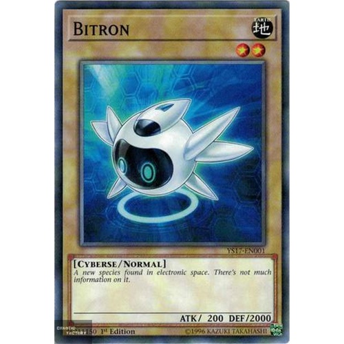Yugioh YS17-EN001 Bitron Common 1st Edition