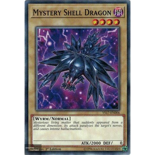 Yugioh YS17-EN006 Mystery Shell Dragon Common 1st Edition
