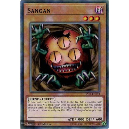 Yugioh YS17-EN013 Sangan Common 1st Edition