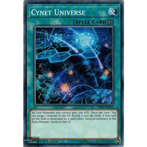 Yugioh YS17-EN021 Cynet Universe Common 1st Edition