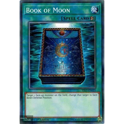 Yugioh YS17-EN025 Book of Moon Common 1st Edition