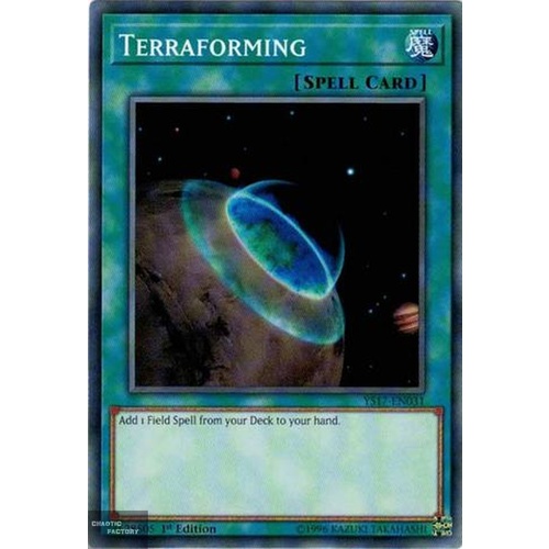 Yugioh YS17-EN031 Terraforming Common 1st Edition