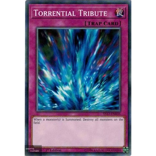 Yugioh YS17-EN035 Torrential Tribute Common 1st Edition