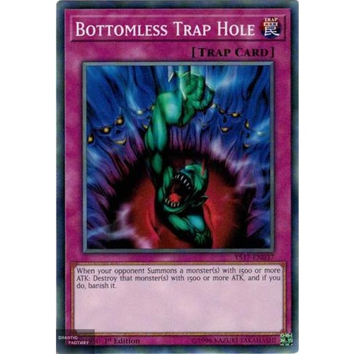 Yugioh YS17-EN037 Bottomless Trap Hole Common 1st Edition