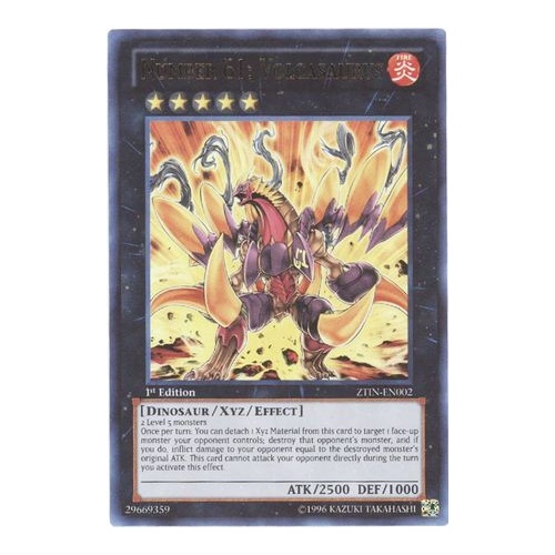 Number 61: Volcasaurus - ZTIN-EN002 - Ultra Rare 1st Edition NM
