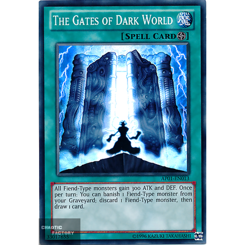 The Gates of Dark World - AP01-EN013 - Super Rare NM