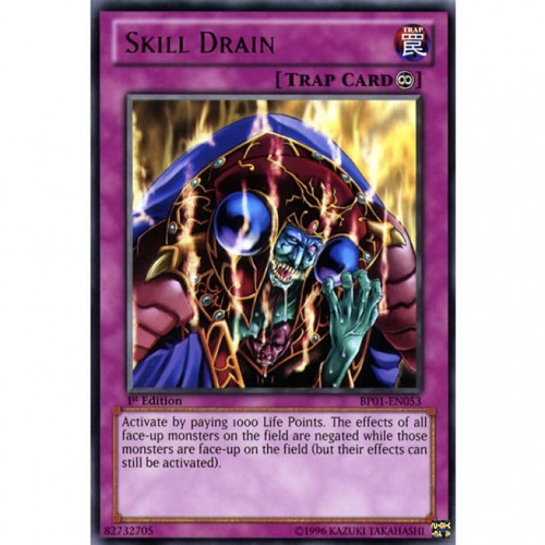 Yugioh Skill Drain BP01-EN053 Black rare 1st Edition