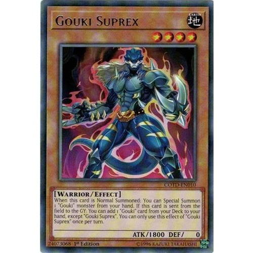 Yugioh COTD-EN010 Gouki Suprex Rare