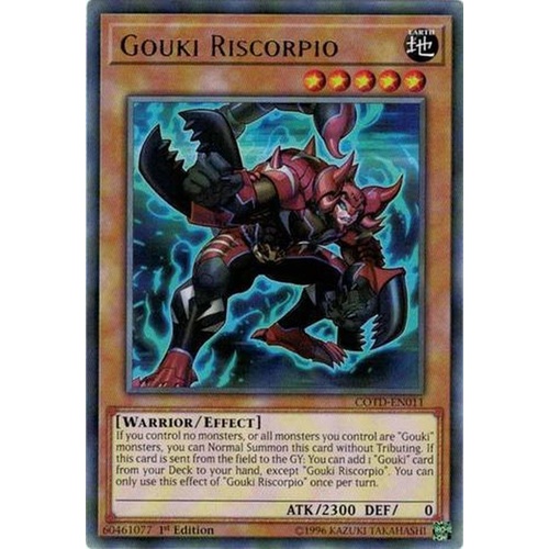 Yugioh COTD-EN011 Gouki Riscorpio Rare