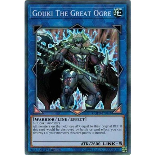 Yugioh COTD-EN045 Gouki The Great Ogre Super rare
