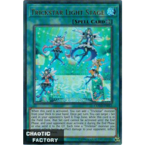Trickstar Light Stage Ultra rare COTD-EN053 NM Unlimited
