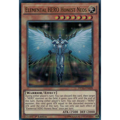DUSA-EN028 Elemental Hero Honest Neos NM Ultra Rare