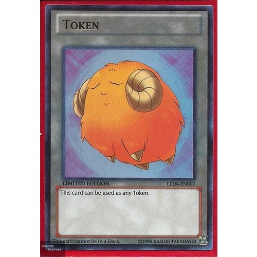 Yugioh Token - Yellow Sheep Token - LC04-EN007 - Ultra Rare NM