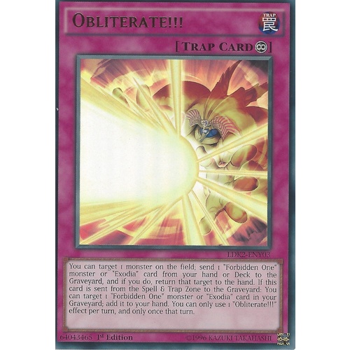 Yugioh Obliterate!!! LDK2-ENY03 Ultra rare 1st Edition