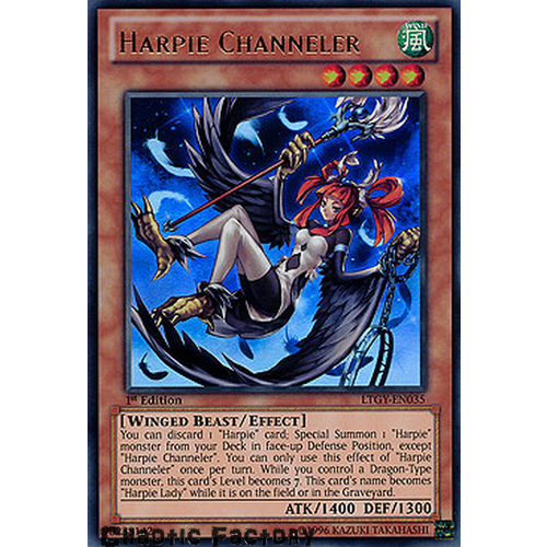 Yugioh Harpie Channeler - LTGY-EN035 - Ultra Rare 1st Edition NM
