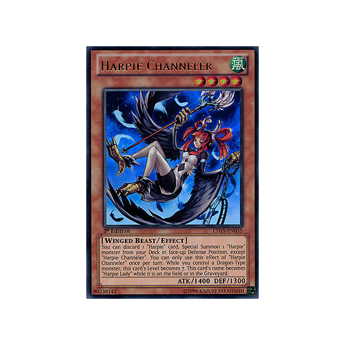 Yugioh Harpie Channeler - LTGY-EN035 - Ultra Rare Unlimited Edition NM