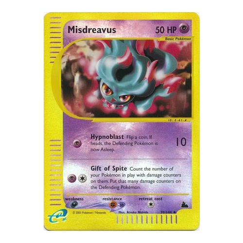 Misdreavus - 39/144 - Uncommon Reverse Holo NM