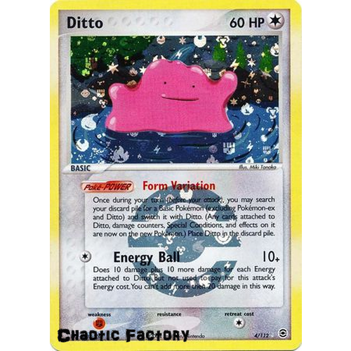 Ditto - 4/112 - Holo Rare Reverse Holo