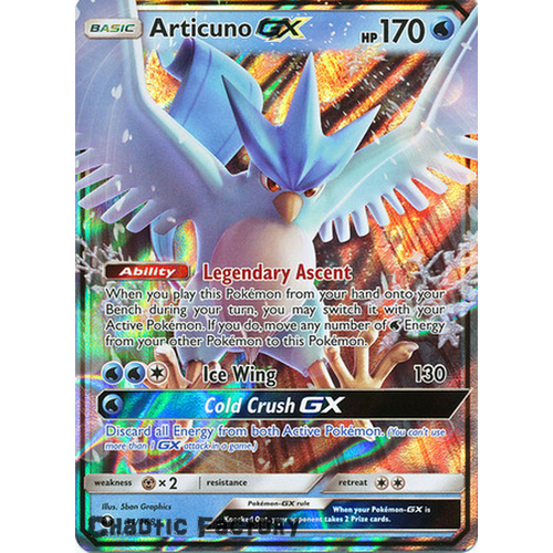 Articuno GX - 31/168 - Ultra Rare