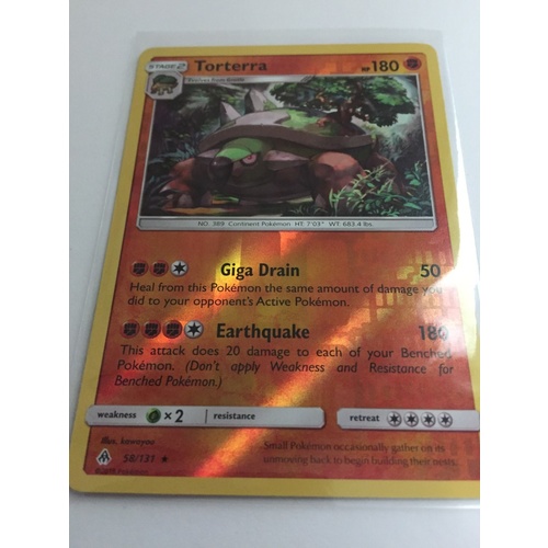 Torterra - 58/131 - Rare Reverse Holo
