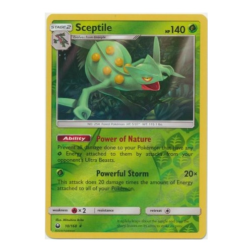 Sceptile - 10/168 - Rare Reverse Holo