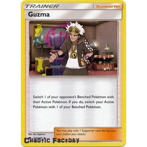 Pokemon Guzma - 115/147 - Uncommon NM