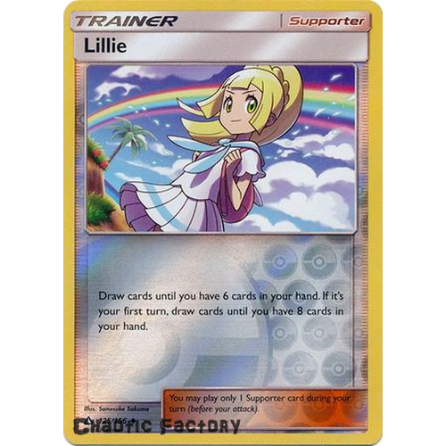 Lillie - 125/156 - Uncommon Reverse Holo NM