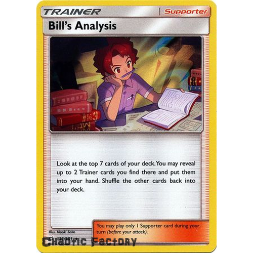 Pokemon TCG Bill's Analysis - 133/181 - Holo Rare NM