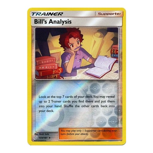 Bill's Analysis - 133/181 - Holo Rare Reverse Holo