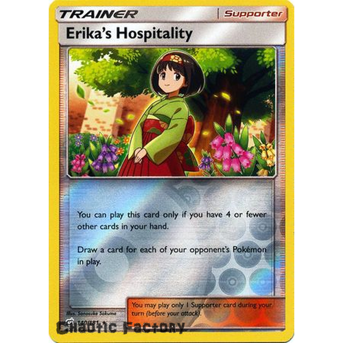 Erika's Hospitality - 140/181 - Holo Rare Reverse Holo