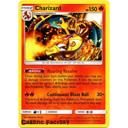 Pokemon TCG Charizard - 14/181 - Rare NM