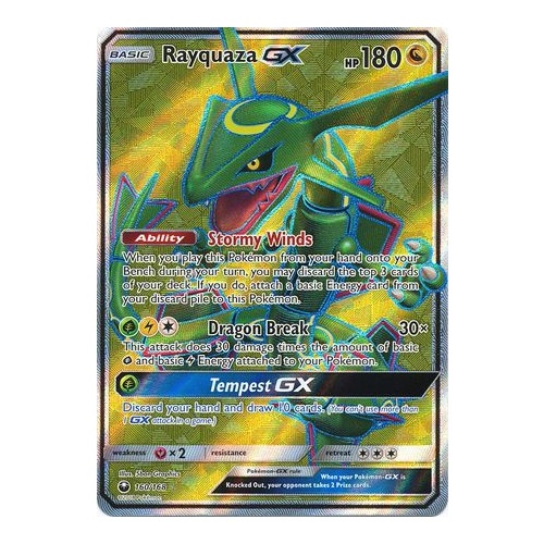 Rayquaza GX - 160/168 - Full Art Ultra Rare