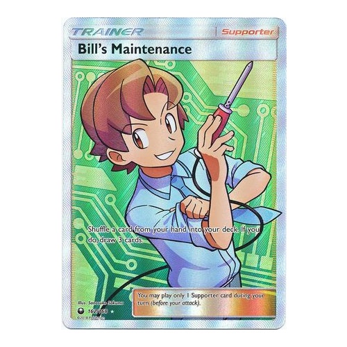 Bill's Maintenance - 162/168 - Full Art Ultra Rare