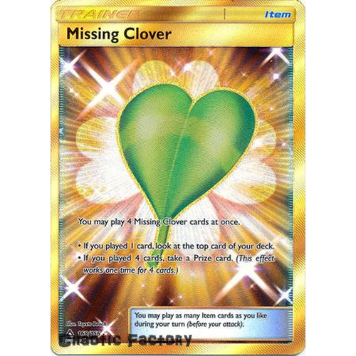 Missing Clover - 168/156 - Secret Rare NM