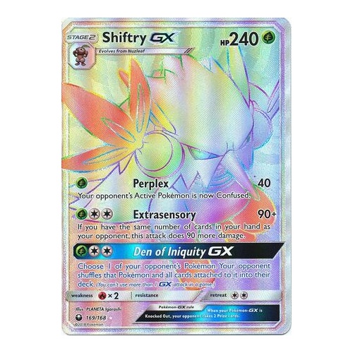 Shiftry GX - 169/168 - Hyper Rare