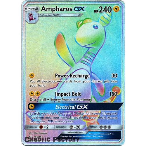 Ampharos GX - 185/181 - Hyper Rare